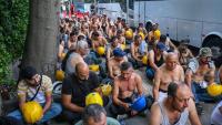 Miners in Ankara demanding what they are owed defy police repression