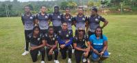 Saint Lucia celebrate Dominica tapeball success