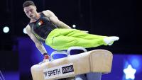 Newtownards man Rhys McClenaghan qualifies for European final after impressive pommel horse display in Zagreb