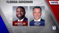 Jolly, Donalds hit campaign trail after Florida governor matchup becomes official