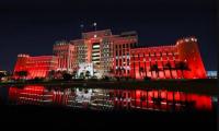 Qatar landmarks illuminated red to mark World Humanitarian Day