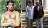 George Hamilton, 87, poses with lookalike son as he visits hometown Memphis after ringing in birthday