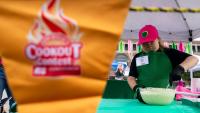 See what this young Iowan is cooking up at the fair's cookout contest