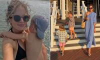 Binky Felstead shares an insight into her lavish American summer with her family after entrepreneur husband relocated full time to his New York office