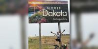 Virginia father biking cross-country for Type 1 diabetes passes through Fargo