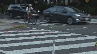 Teen bicyclist hospitalized after collision with car in Northwest DC A teen girl riding a bike was taken to the hospital Wednesday night after police said she and a car collided in Northwest DC.