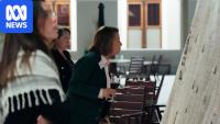 MPs in stoush over art display naming children killed in Gaza