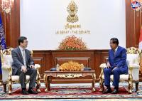 Senate President Thanks Chinese Foreign Affairs University for Supporting Peaceful Resolution of Cambodia-Thailand Border Issue