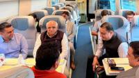 Gujarat CM Bhupendra Patel Travels By Train From Washington DC To New York For VGGS Roadshow