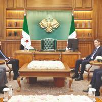 Energy minister meets Syrian President Shaara