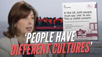 Lucy Powell Defends Taxpayer-Funded Posters Telling Illegal Immigrants Not to Rape Women