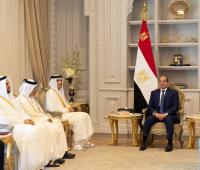 President of Egypt meets Prime Minister and Minister of Foreign Affairs