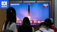 North Korea fires missiles into sea as South Korea, US hold military drills
