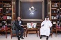 Qatar Central Bank Governor meets Ambassador of Kazakhstan