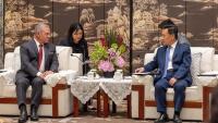 King Meets Communist Party Secretary of Shenzhen