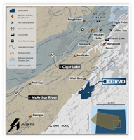 Aventis Energy Highlights Uranium Fertile System at the Corvo Uranium Project
