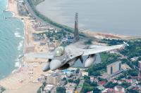 Romanian F-16 fires cannon at sea drone near Black Sea gas platform
