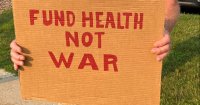 West Bend and Germantown organizations protest gubernatorial candidate over health care record