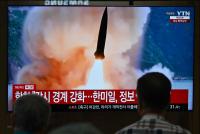 North Korea fires off barrage of missiles hours after Trump says he plans to meet Kim