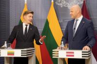 Latvian and Lithuanian PMs stress eastern border security