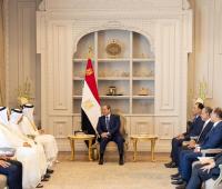 President of Egypt meets prime minister
