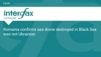 Romania confirms sea drone destroyed in Black Sea was not Ukrainian