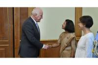 President of Armenia bids farewell to outgoing Indian Ambassador