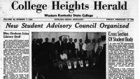 Throwback Thursday: 60 years of Student Government at Western Kentucky University