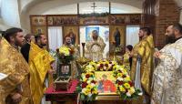 Bishop Mark of Rakhiv leads patronal feast of UOC parish in Budapest