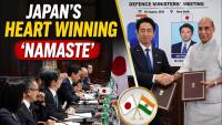 Japan Defense Minister's  Namaste WINS HEARTS in  New Delhi | India-Japan Talks | World News