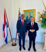 Governor De Kort Receives New President of the Joint Court of Justice