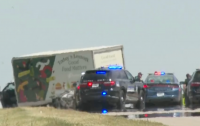 Kansas man dies after car, box truck crash