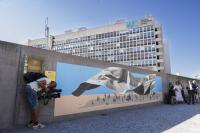 ‘These are not abstract figures, they’re my colleagues’: MSF mural calls to end attacks on healthcare in conflicts