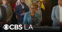 Mayor Karen Bass holds news conference on Paramount Skydance and Warner Bros. Discovery proposed mer