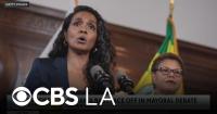 Los Angeles Mayor Karen Bass and City Councilwoman Nithya Raman debate