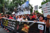 Hundreds of Tunisians protest against government, water shortages