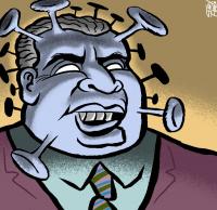 The analogy between virus mutation and bad governance