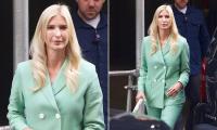 Ivanka Trump steps out in chic pantsuit as she attends business meeting that may hint at next career move