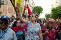 Tunisia opposition protests against president amid economic discontent