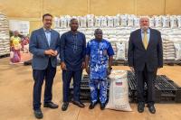 Russia delivers 556 tonnes of food aid to Burkina Faso