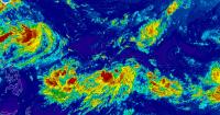 Saudel strengthens into tropical storm as typhoon watch goes up for northern Marianas