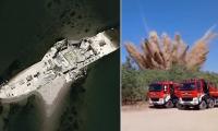 Explosive secrets of the Danube revealed by drought! 100-year-old steam tugboat emerges... along with British WWII mine detonated by Slovakian police
