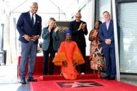African musician Angelique Kidjo receives Hollywood Walk of Fame star