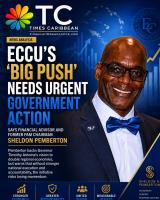 ECCU’S ‘BIG PUSH’ NEEDS URGENT GOVERNMENT ACTION, SAYS FINANCIAL ADVISOR SHELDON PEMBERTON