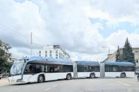 25-meter electric bus tested in Vilnius