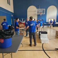 $250,000 grant presented at Salvation Army “Backpack Day”