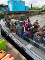 US Trains Liberian Coast Guard in Small Boat Operations