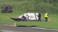 Investigators probe small plane crash with Pennsylvania State Police helicopter