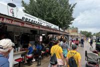 At the Iowa State Fair, pork chops mix with presidential politics. Will that change?