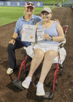 Hays resident made honorary member of Kansas City Diamonds pro softball team